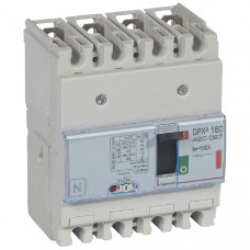 Автоматический выключатель dpx3 160, 4p 160 а, термомагнитный расцепитель, 36 ка, 400 в (1 шт.) legrand 420097