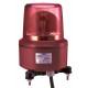 Лампа маячок вращ красная 120в ac 130мм