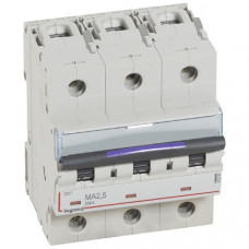 Автоматический выключатель dx3 3p 2.5 а, тип ma, 50 ка (1 шт.) legrand 410247