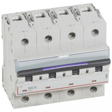 Автоматический выключатель dx3 4p 10 а, тип ma, 50 ка (1 шт.) legrand 410260