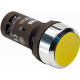 Кнопка cp2-30y-02 желтая с фиксацией 2нз 1SFA619101R3053