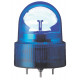 Лампа маячок вращ синяя 24в ac/dc 120мм