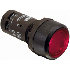 Кнопка с подсветкой cp2-11r-10 красная 24в ac/dc с плоской клавишей с фиксацией 1но 1SFA619101R1111