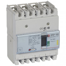 Автоматический выключатель dpx3 160, 4p 160 а, термомагнитный расцепитель, 16 ка, 400 в (1 шт.) legrand 420017