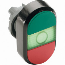 Кнопка двойная mpd4-11g (зеленая/красная) зеленая линза с тексто м (start/stop) 1SFA611133R1102