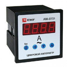 Амперметр am-d961 цифровой на панель 96х96 однофазный ekfs am-d961