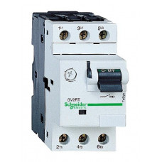 Автоматический выключатель с комбинированным расцепителем 1,6-2,5а (винтовые зажимы, рычаг управления) GV2RT07