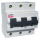 Автоматический выключатель ва47-125 3p 125а c 15ка (4шт) ekfs mcb47125-3-125C
