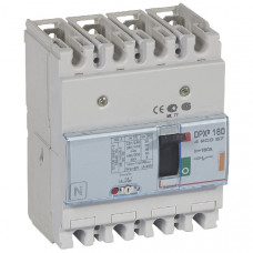 Автоматический выключатель dpx3 160, 4p 160 а, термомагнитный расцепитель, 25 ка, 400 в (1 шт.) legrand 420057