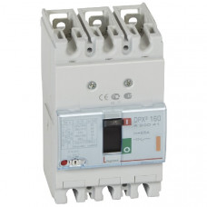Автоматический выключатель dpx3 160, 3p 25 а, термомагнитный расцепитель, 25 ка, 400 в (1 шт.) legrand 420041