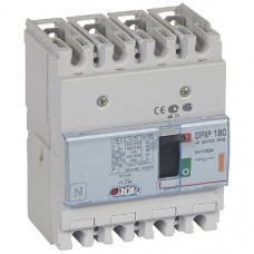Автоматический выключатель dpx3 160, 4p 100 а, термомагнитный расцепитель, 25 ка, 400 в (1 шт.) legrand 420055