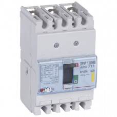Автоматический выключатель dpx3 160, 3p 25 а, магнитный расцепитель, 16 ка, 400 в (1 шт.) legrand 420711