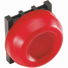 Кнопка kp6-40r красная с резиновым колпачком ip66 с монтажной ко лодкой 1SFA616105R4001