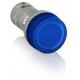 Лампа cl2-515l синяя со встроенным светодиодом 110-130в dc 1SFA619403R5154
