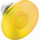 Кнопка mpm2-21y грибок желтая (только корпус) без фиксации с под светкой 60мм