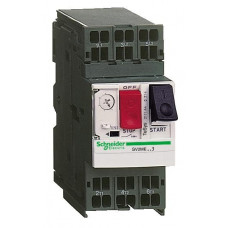 Автоматический выключатель с комбинированным расцепителем 4…6,3 (пружинные зажимы, кнопочное) GV2ME103
