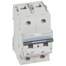 Автоматический выключатель dx3 2p 40 а, тип d, 50 ка (1 шт.) legrand 410204