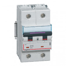 Автоматический выключатель dx3 2p 16 а, тип d, 50 ка (1 шт.) legrand 410200