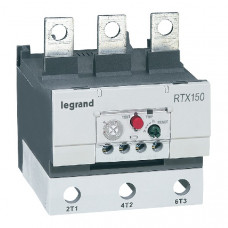 Реле тепловое rtx3 150, 110 - 150 a, с дифференциальной защитой для контакторов ctx3 3p 150 (1 шт.) legrand 416775
