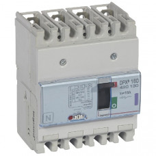 Автоматический выключатель dpx3 160, 4p 16 а, термомагнитный расцепитель, 50 ка, 400 в (1 шт.) legrand 420130