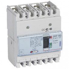 Автоматический выключатель dpx3 160, 4p 160 а, термомагнитный расцепитель, 50 ка, 400 в (1 шт.) legrand 420137