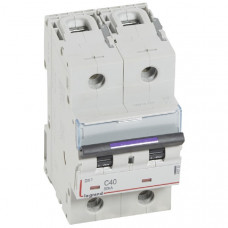 Автоматический выключатель dx3 2p 40 а, тип c, 50 ка (1 шт.) legrand 410152