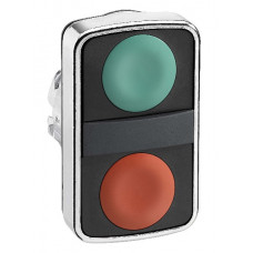 Головка кнопки двойная без маркировки ZB4BA7340