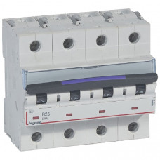 Автоматический выключатель dx3 4p 25 а, тип b, 50 ка (1 шт.) legrand 410124