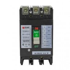 Автоматический выключатель ва-99м 63 3p 16а 20ка ekfs mccb99-63-16m