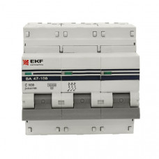 Автоматический выключатель ва 47-100, 3p 31,5а (d) 10ka proxima ekfs mcb47100-3-31.5D-pro
