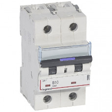 Автоматический выключатель dx3 2p 10 a, тип b, 50 ка (1 шт.) legrand 410097