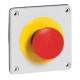 Заглушка с кнопкой osmoz грибовидная кнопка «тяни-толкай» 1 н.з. контакт p17 tempra pro (1 шт.) legrand