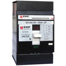 Автоматический выключатель ва-99c 250/125а 3p 45ка ekf proximas mccb99C-250-125