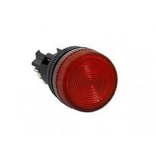 Лампа сигнальная ens-22 красная с подсветкой 220в (10шт) ekf la-ens-r-220