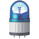 Лампа маячок вращ синяя 12в ac/dc 84мм