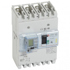 Автоматический выключатель dpx3 160, 4p 25 а, термомагнитный расцепитель, с дифференцальной защитой, 16 ка, 400 в (1 шт.) legrand 420031