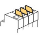Фальш - модуль для модульных аппаратов dx3, 0.5 модуля (10 шт.) legrand
