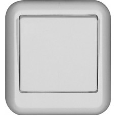 Выключатель 1-клавишный оп (250в,6а) белый прима |130шт| A16-051-BI