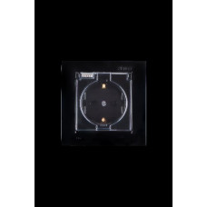 Розетка 2р+е schuko, со шторками, с крышкой, 16а 250 в ip44, винтовой зажим, черный (18 шт.) simonss 1590450-032