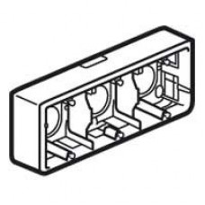 Коробка накладная, монтажная для суппорта кат. № 080253. глубиной 40 мм, 6 / 8 или 3 х 2 модуля, горизонтальный монтаж, белая mosaic (5 шт.) legrand 80286