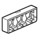 Коробка накладная, монтажная для суппорта кат. № 080253. глубиной 40 мм, 6 / 8 или 3 х 2 модуля, горизонтальный монтаж, белая mosaic (5 шт.) legrand