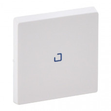 Лицевая панель для выключателя 1 - клавишного с подсветкой / индикацией, белая, valena life (10 шт.) legrands 755100