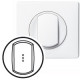 Лицевая панель для выключателя / переключателя кат. № 067001 / 02 / 31 / 32 с подсветкой, белая, celiane (10 шт.) legrands