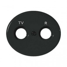 Накладка для tv-r розетки, серия tacto, цвет антрацитs 5550 AN