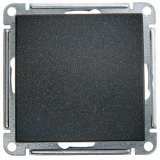 Выключатель 1-клавишный , 10ах, механизм, черный бархат , w59 VS110-154-6-86