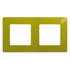 Рамка 2 - постовая, etika, зелёный папоротник (10 шт.) legrands 672542