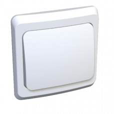 Выключатель кнопка сп (сх. 1) белый этюд |20шт|s KC10-001B