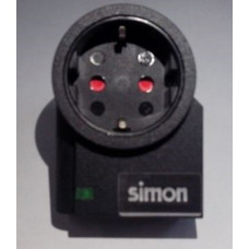 Стабилизатор напряжения с защитными шторками 230 в (+10 %) 16а (1 шт.) simonss 10420-31