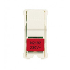 Лампа неоновая для 2-полюсных выключателей/переключателей/кнопок, цвет цоколя красныйs N2192 RJ