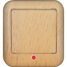 Выключатель 1-клавишный с индикацией с изолир. пластин. оп (250в, 10а-6ах) бук прима |38шт| VA1U-111I-8I